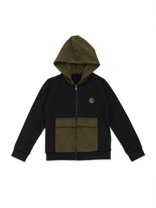 Guess Shopping Crna Aktivna Majica S Kapuljačom (7-16)