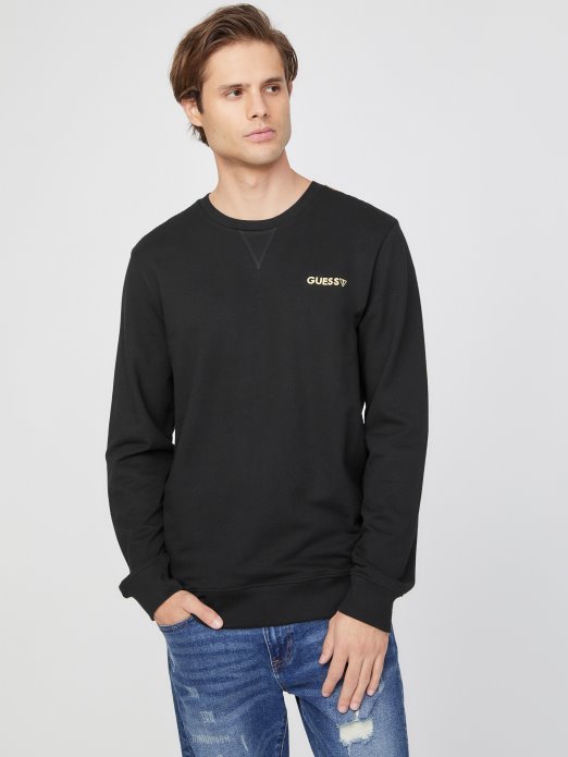 Guess Shopping Crna Eko Majica Dugih Rukava