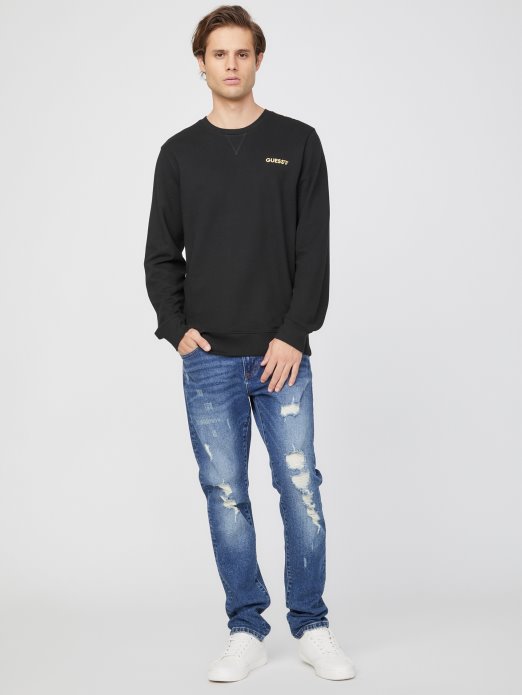 Guess Shopping Crna Eko Majica Dugih Rukava