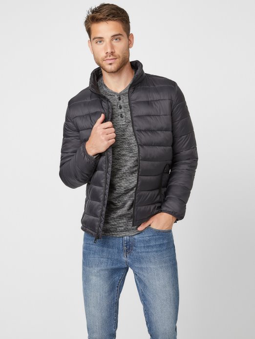 Guess Shopping Crna Hampton Pufer Jakna