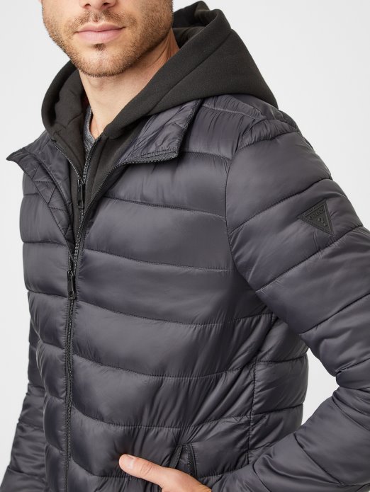 Guess Shopping Crna Hampton Pufer Jakna