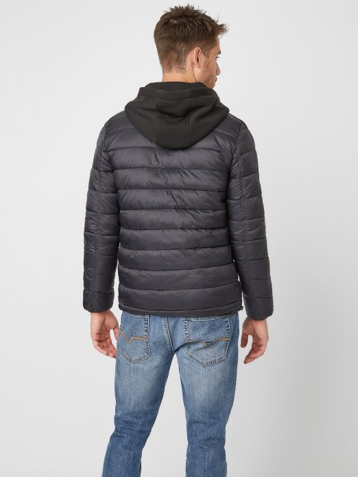 Guess Shopping Crna Hampton Pufer Jakna