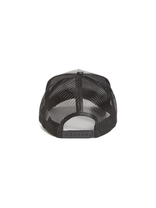 Guess Shopping Crna Kapa Za Kamiondžije Od Umjetne Kože