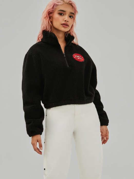 Guess Shopping Crna Kratka Majica S Prednjim Logotipom