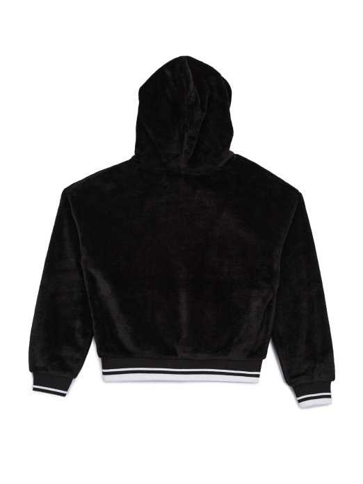 Guess Shopping Crna Majica S Kapuljačom Robby Od Velura (7-14)