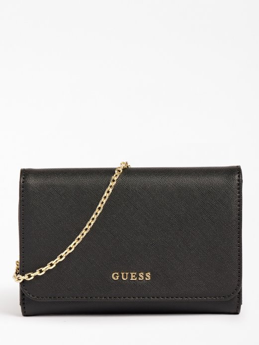 Guess Shopping Crna Maska ​​​​za Telefon S Lancem