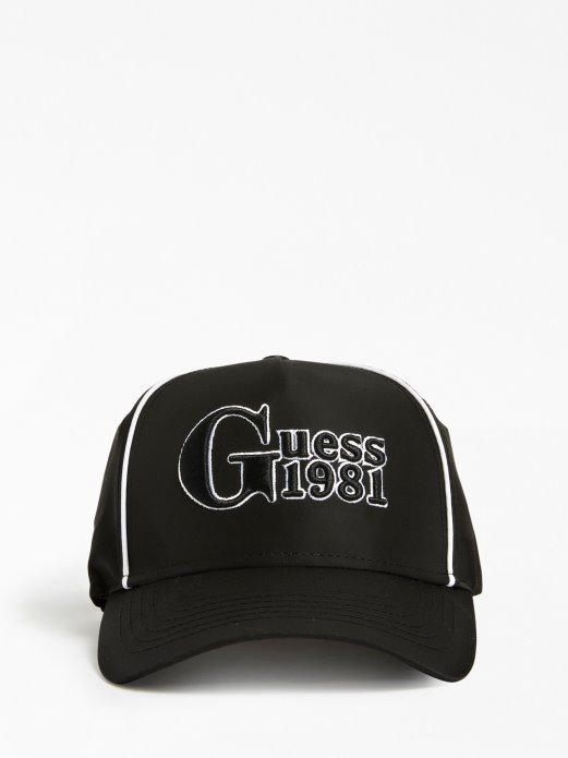 Guess Shopping Crna Satenska Bejzbol Kapa