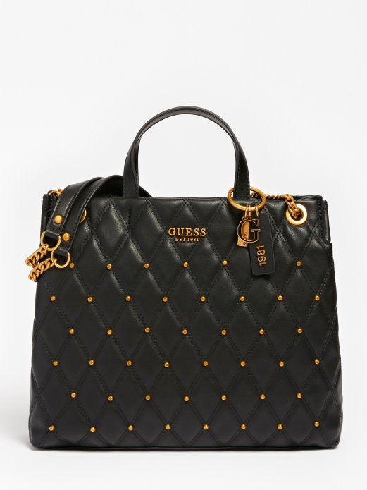 Guess Shopping Crna Triana Torbica S Nitnama