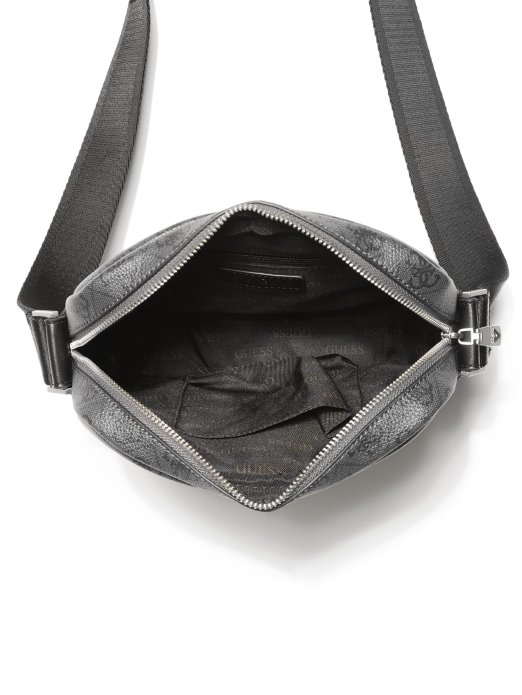 Guess Shopping Crna Vezzola Pametna Majica S Patentnim Zatvaračem četvrtasti Crossbody