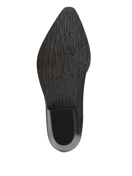 Guess Shopping Crne 001 Galenske Kožne Kaubojke čizme