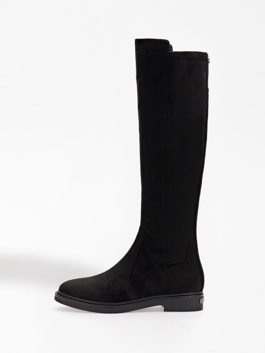 Guess Shopping Crne Antilop Visoke čizme Faeya