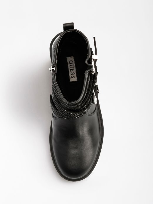 Guess Shopping Crne Gležnjače Od Kamenčića Ornina