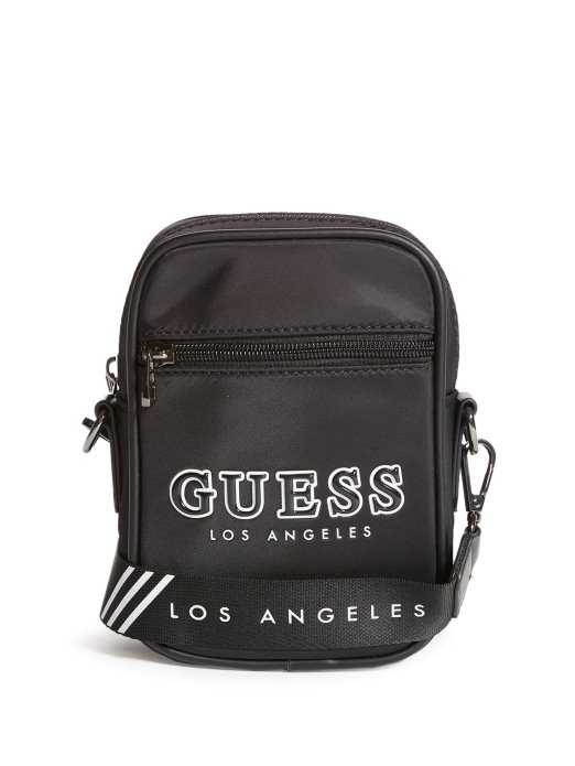 Guess Shopping Crni Logo Najlon Crossbody