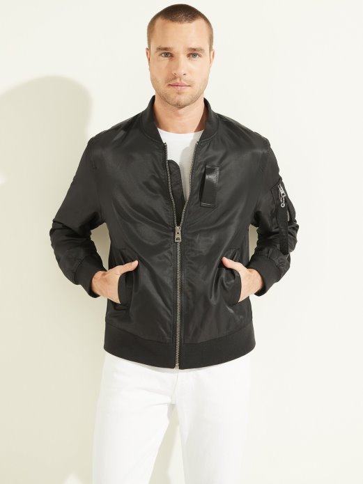 Guess Shopping Crni Najlonski Bomber