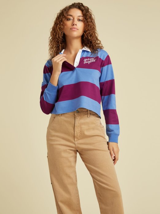 Guess Shopping Crvena Skraćena Polo Majica