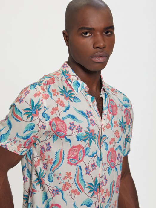 Guess Shopping Cvjetni Posjed Eko Cvjetna Košulja