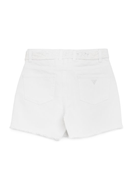 Guess Shopping Dani Cut-off Traper Kratke Hlače (7-14) True White