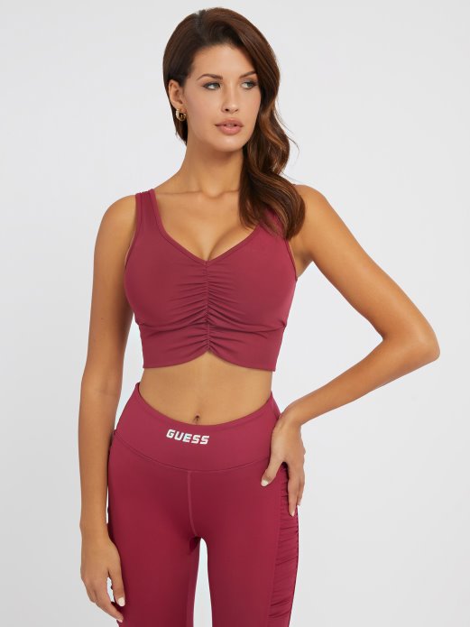 Guess Shopping Draped Deatils Aktivni Grudnjak Ljubičasta