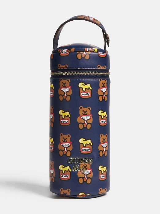 Guess Shopping Držač Za Bočicu Za Novorođenče Blue Multi