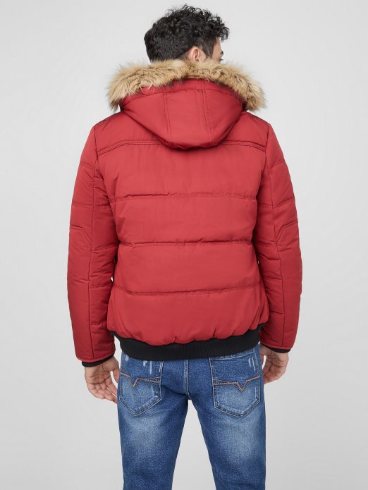 Guess Shopping Duncan Jakna Ragbi Crvena