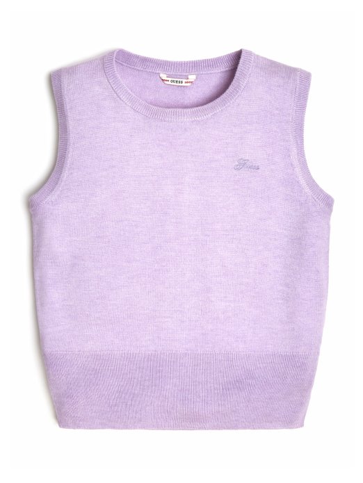 Guess Shopping Džemper Bez Rukava (7-14) Novo Svjetlo Lila
