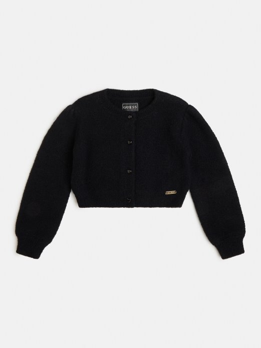 Guess Shopping Džemper Kardigan Crni
