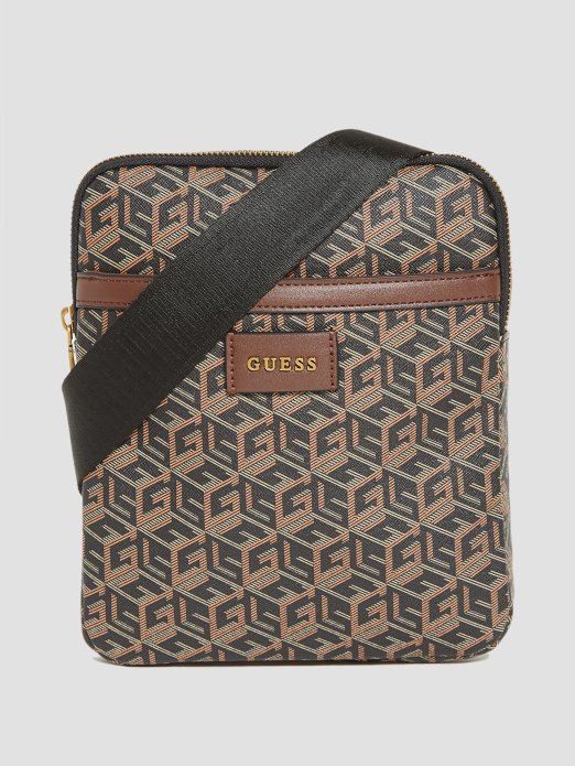 Guess Shopping Ederlo Ravno Crossbody Black