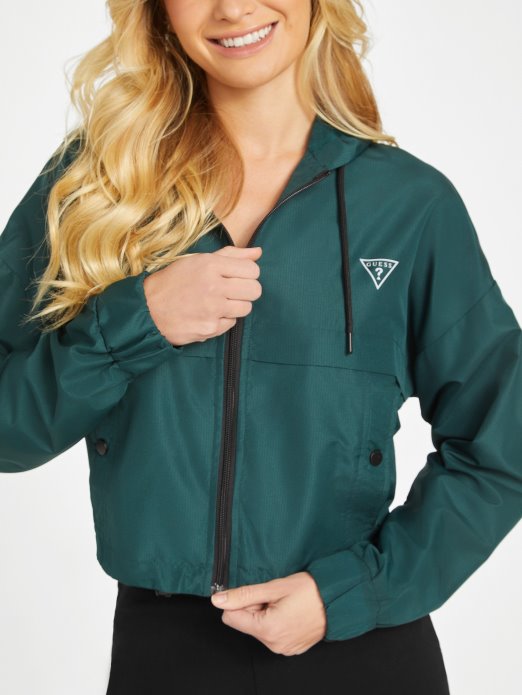 Guess Shopping Eko Aleck Vjetrovka Od Tamnog žada