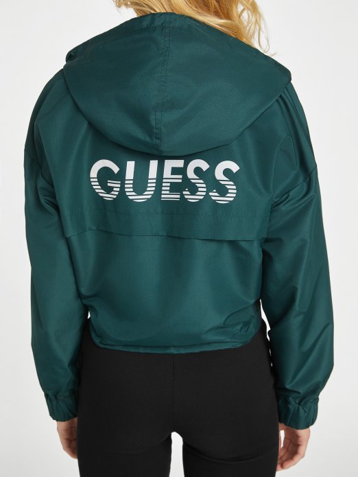 Guess Shopping Eko Aleck Vjetrovka Od Tamnog žada