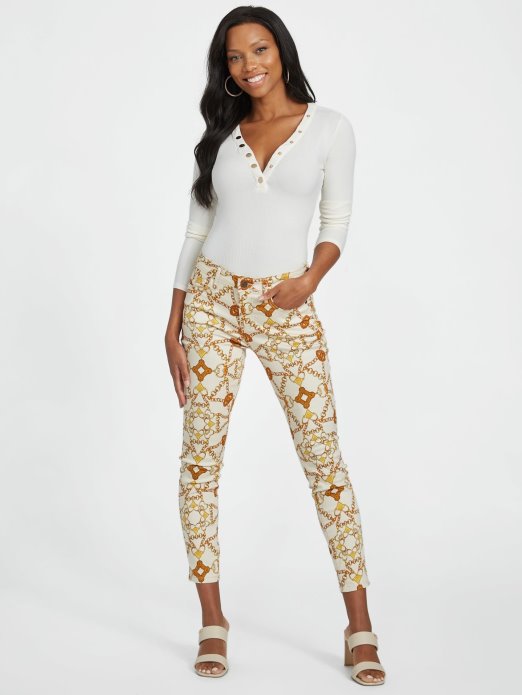 Guess Shopping Eko Delia Top Dove White