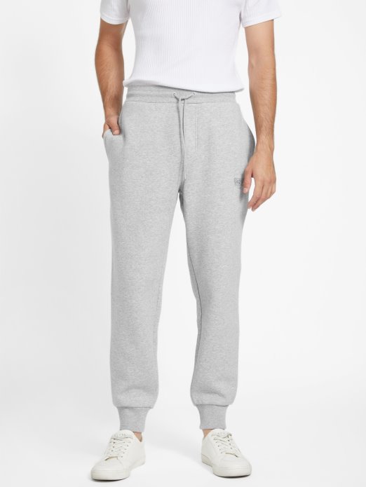 Guess Shopping Eko Harvey Logo Joggers Svjetlo Melange Siva