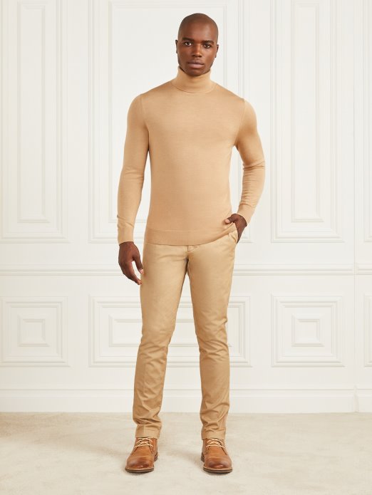 Guess Shopping Eko Hugh Easy Chino Hlače Toasted Taupe