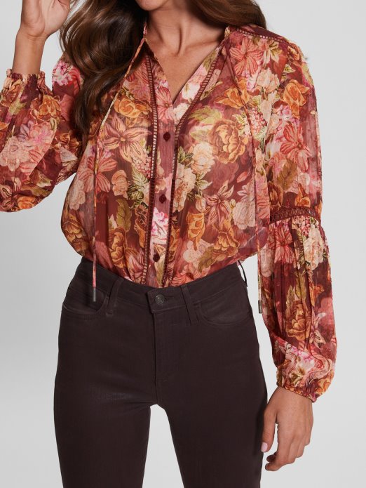 Guess Shopping Eko Josette Top Digitalni Otisak Tapiserije Ma