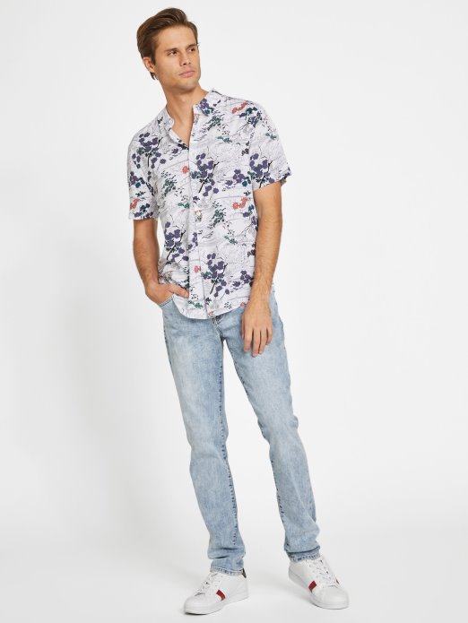 Guess Shopping Eko Kai šumska Košulja čisto Bijela