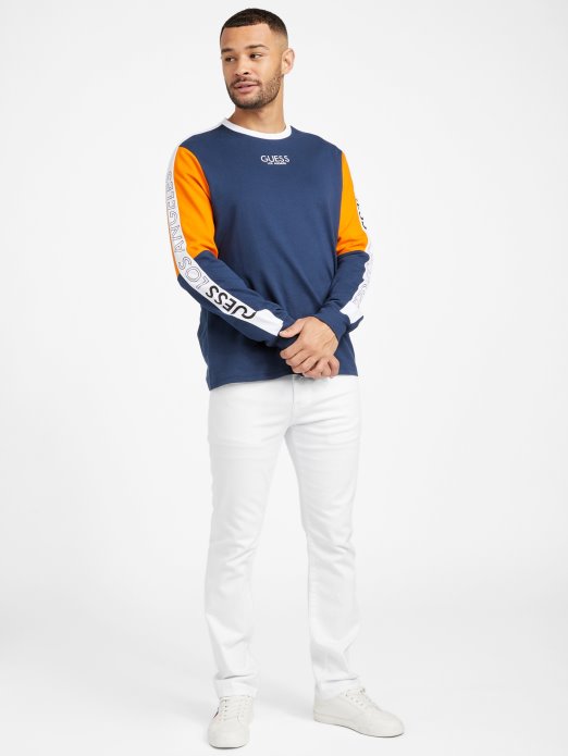 Guess Shopping Eko Kane Color-block Trenirka Svilena Plava Multi