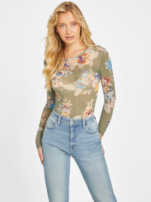 Guess Shopping Eko Liane Mrežasti Gornji Dio Infused Lux Print