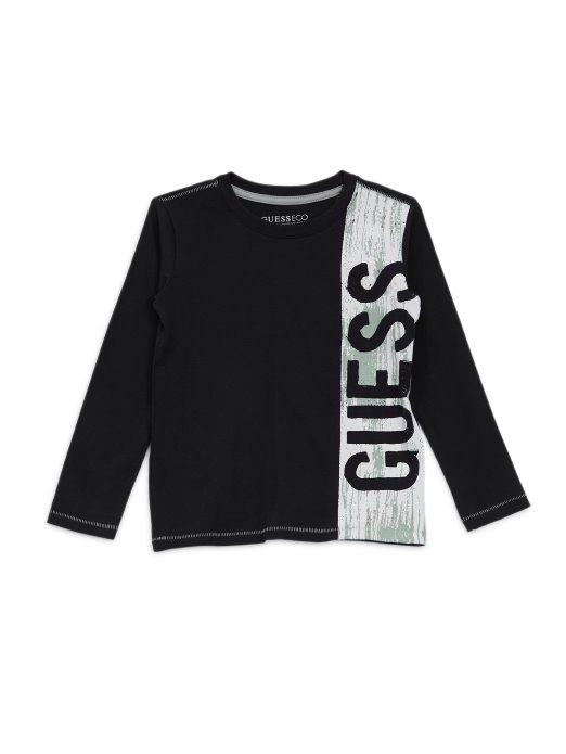 Guess Shopping Eko Logo Majica Dugih Rukava (2-7) Modna Plava