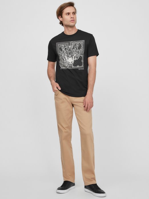 Guess Shopping Eko Lords Majica Jet Crna