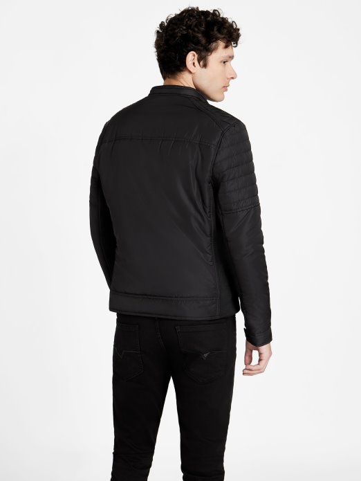 Guess Shopping Eko Stacks Moto Jakna Crna