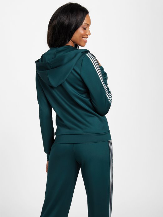 Guess Shopping Eko Veda Triko Jakna S Patentnim Zatvaračem Od Tamnog žada