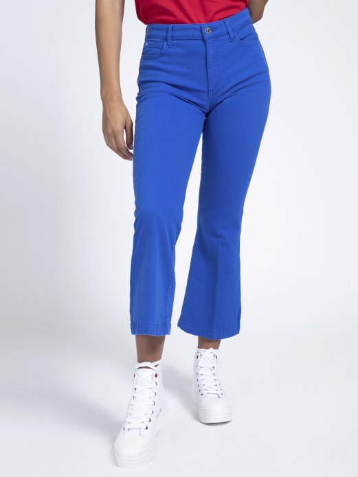 Guess Shopping Električne Plave Traperice Kroja I Lepršavih Traperica