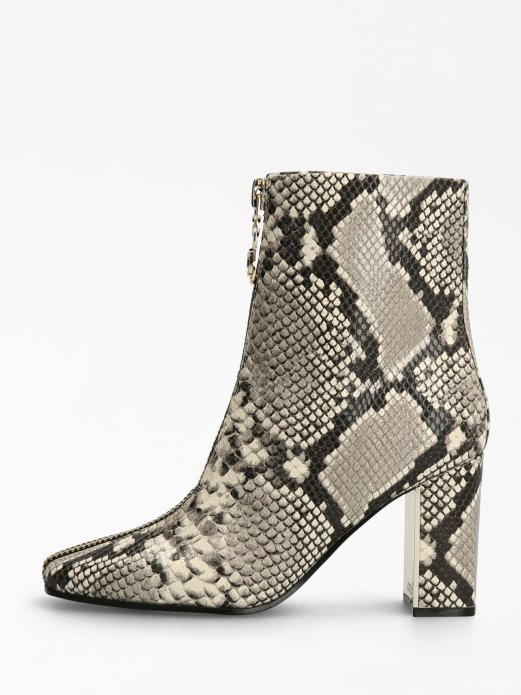 Guess Shopping Ellese Croc Print Bootie Višebojni Uzorak
