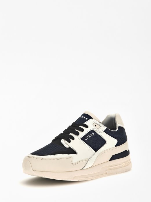 Guess Shopping Enna Tenisica Za Trčanje S Kožnim Umetkom Bijela