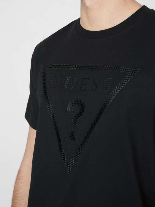 Guess Shopping Erikk Logo Tee Jet Crna