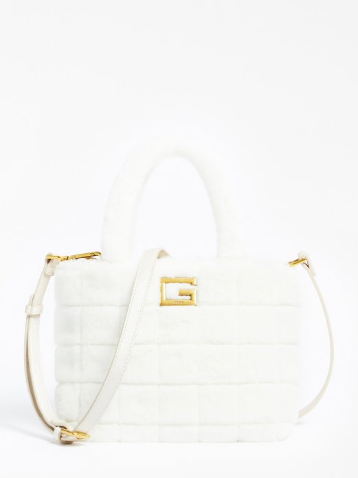 Guess Shopping Evelina Umjetni Krzno Mini Shopper