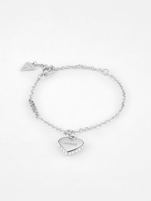 Guess Shopping Falling-in-love-bracelet Srebrna
