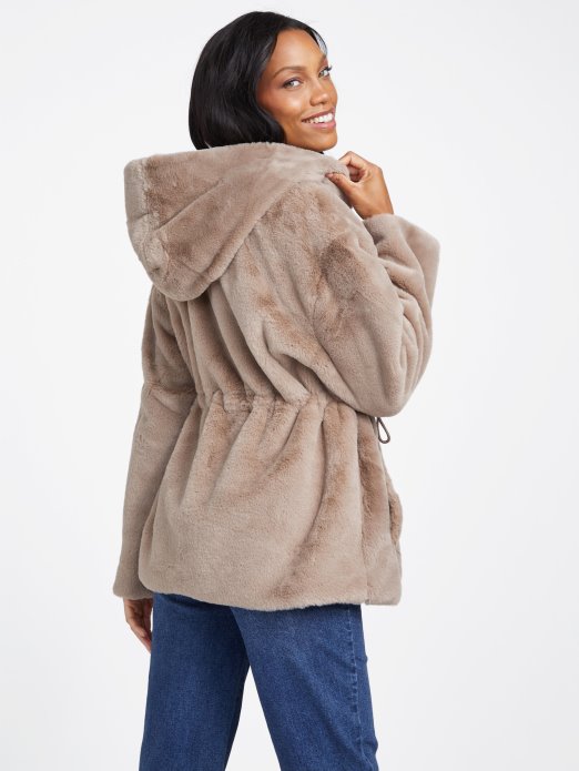 Guess Shopping Foamy Taupe Fatima Reverzibilna Jakna