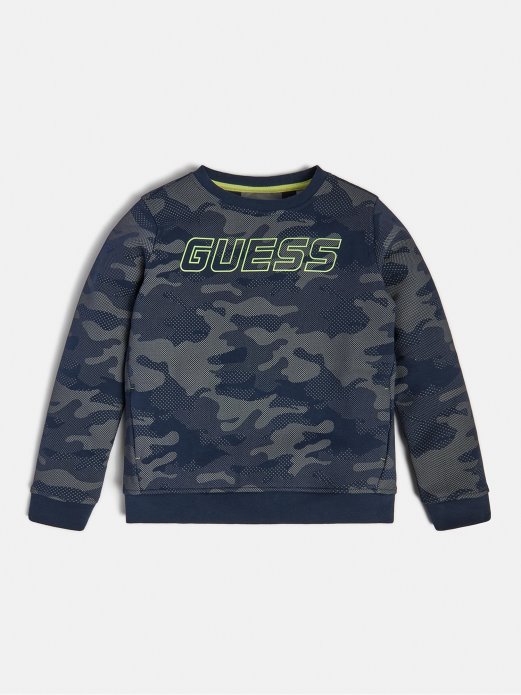 Guess Shopping Front Logo Active Sweatshirt Siva Multi