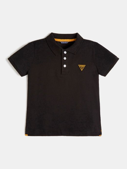 Guess Shopping Front Logo Polo Black