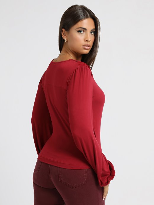 Guess Shopping Front Zamotati Top